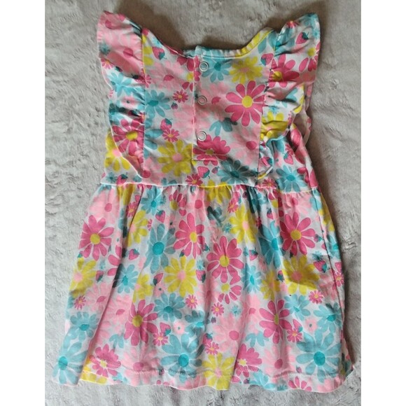 dress 6 months Carters girls floral print sleeveless infant wear baby - Picture 2 of 3